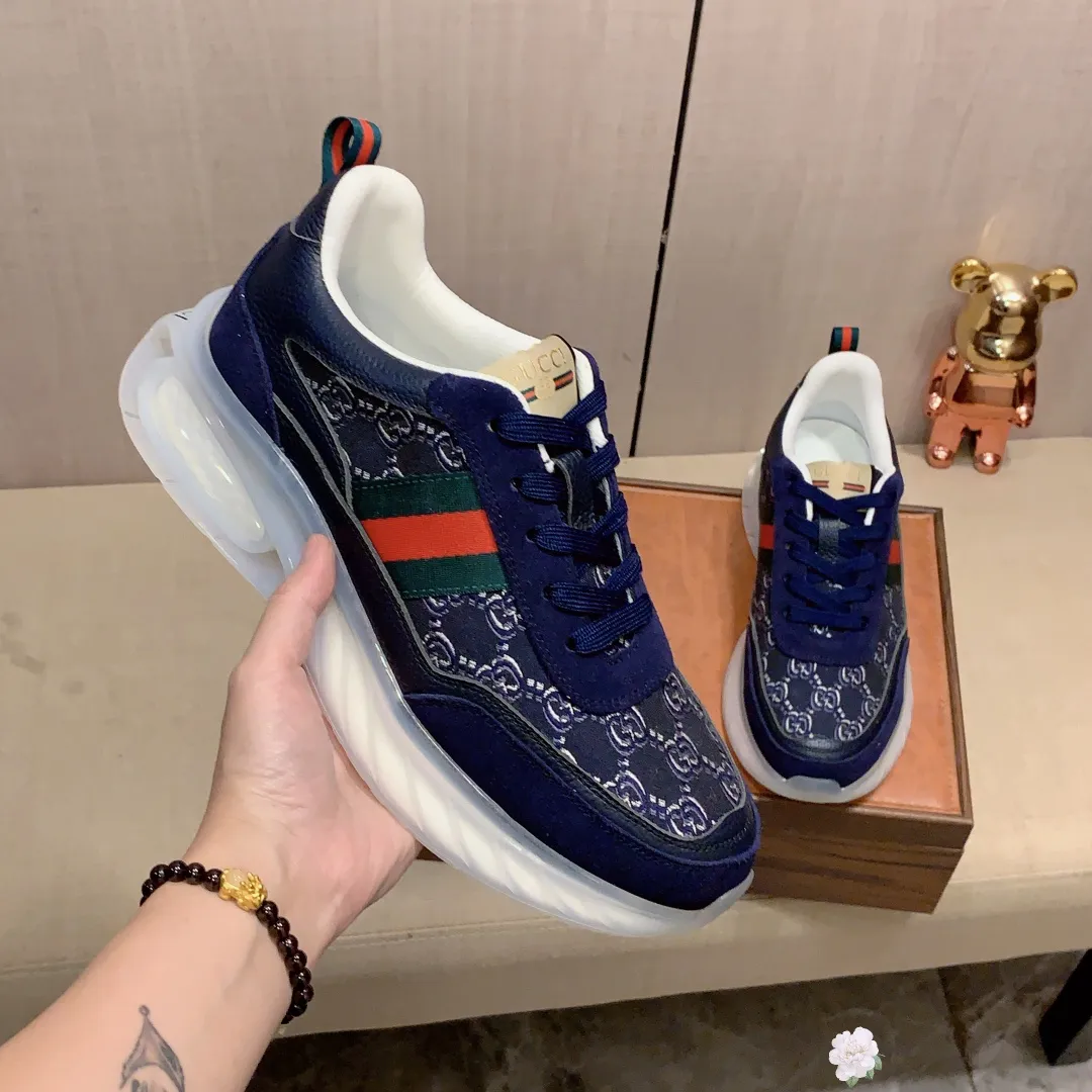 Men's men's shoes💰460💰💰🎩🎩[Lightning][Lightning] "Gucci*" The latest • popular casual shoes, top brand [seduce] luxury ~ purchasing agency, top ~ quality. [Strong] The upper is made of imported breathable cowhide with material ➕ breathable sheepskin feet (•) and fine workmanship. The original stylish and stylish soft rubber wear-resistant and non-slip outsole is light and comfortable on the feet. The real thing looks better when taken in real life. 013: code: 38-44, 4️⃣ colors
